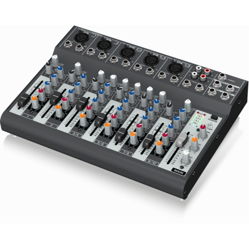 Behringer Xenyx 1002B Premium 10-Input, 2-Bus Mixer with Optional Battery Operation