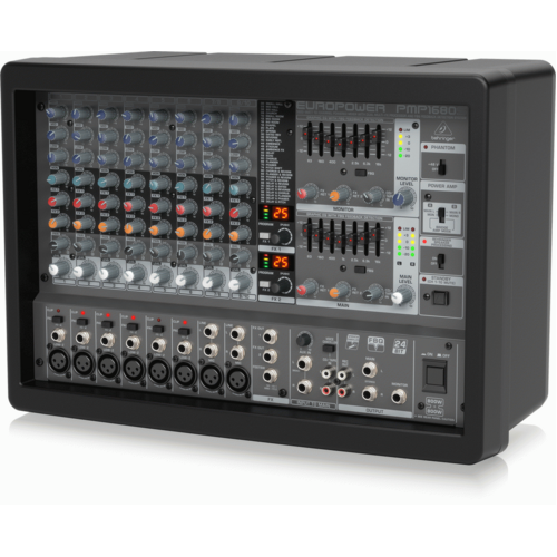 Behringer Europower PMP1680S 10-Channel, 1600-Watt Powered Mixer with Dual Multi-FX Processor
