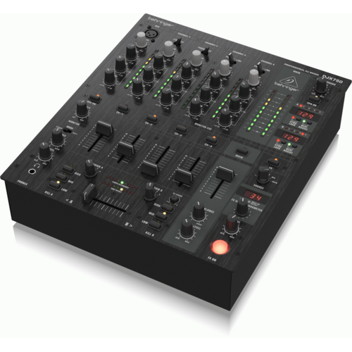 Behringer DJX750 Professional 5-Channel DJ Mixer with Advanced Digital Effects and BPM Counter