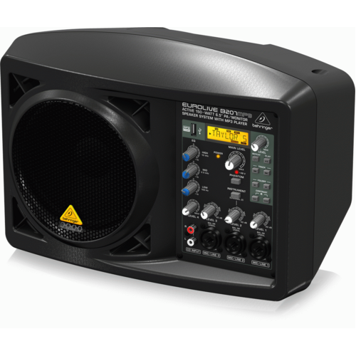 Behringer Eurolive B207MP3 Ultra Compact Active 150W, 6.5" Multi-purpose PA Speaker System
