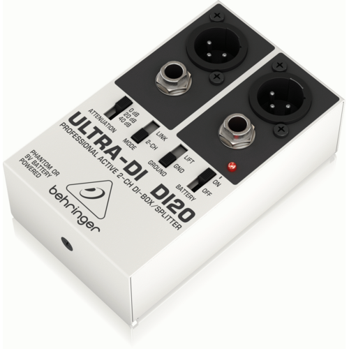Behringer Ultra-DI20 Professional Active 2-Channel DI-Box/Splitter