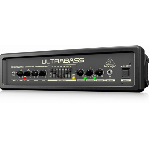 Behringer Ultrabass Ultra-Lightweight 2-Channel, 300W Bass Amp Head
