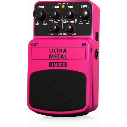 Behringer UM300 Ultra Metal Heavy Metal Distortion Effects Pedal