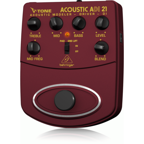 Behringer ADI21 V-Tone Acoustic Amp Modeler/Direct Recording Preamp & DI Box