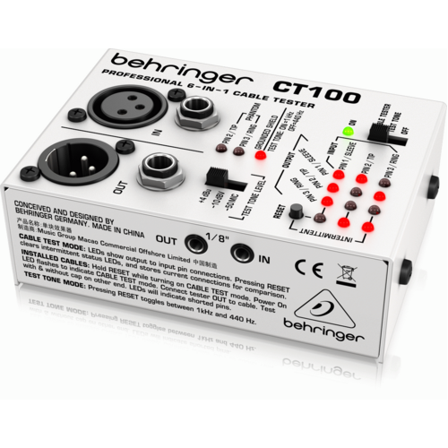 Behringer CT100 Professional Six-In-One Cable Tester