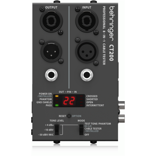 Behringer CT200 Microprocessor-controlled Eight-In-One Cable Tester
