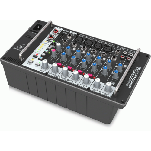 Behringer Europower PMP500MP3 Ultra-Compact 8-Channel, 500-Watt Powered Mixer with MP3 Player