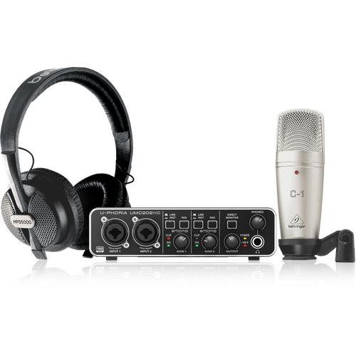 Behringer U-phoria Studio Pro Recording Bundle 