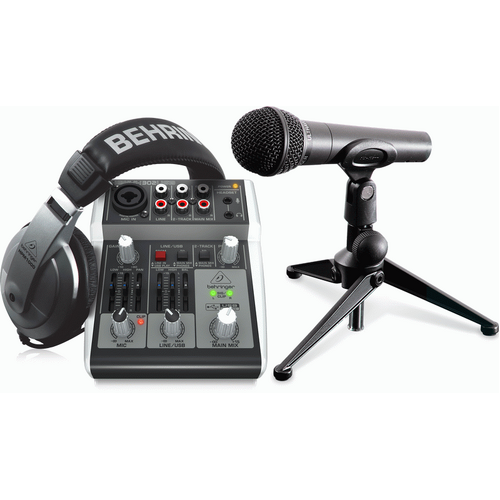 Behringer Podcastudio 2 USB Recording Package
