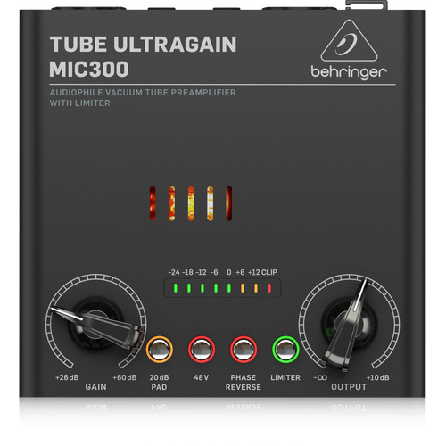 Behringer MIC300 Tube Preamp With Limiter