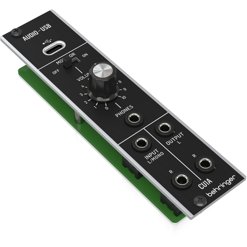 Behringer CU1A Ultra-Low Latency 2 In/2 Out USB/Audio Interface for Eurorack