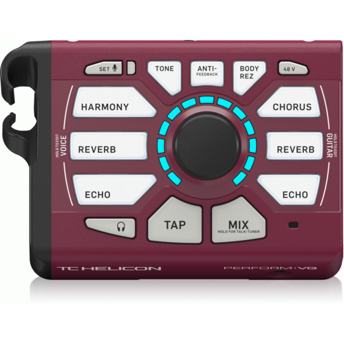 TC HELICON PERFORM-VG BURGUNDY VOCAL PROCESSOR