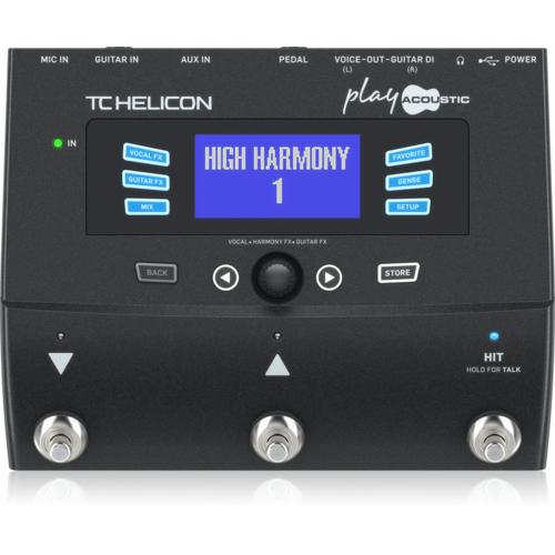 TC Helicon Play Acoustic Vocal Processor Pedal
