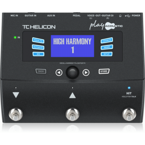 TC HELICON PLAY ACOUSTIC VOCAL PROCESSOR PEDAL