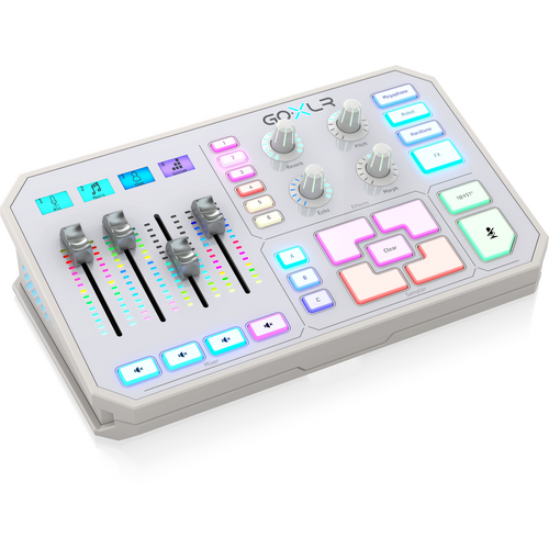 TC Helicon Go XLR White Online Broadcaster Platform