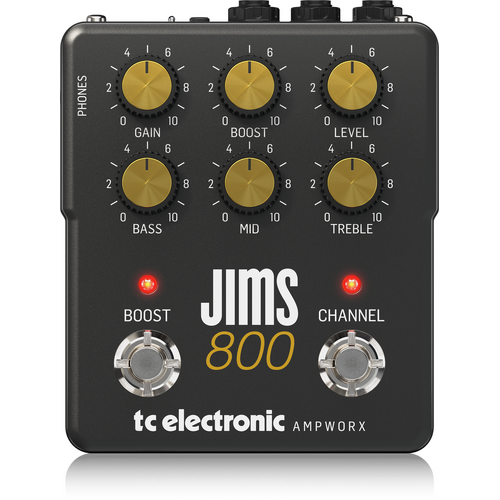 TC Electronic Jims 800 Dual Channel Guitar Preamp Pedal