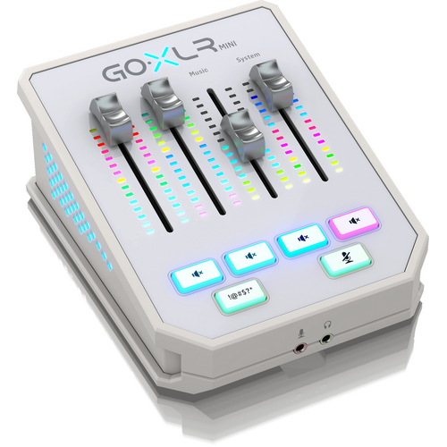 TC Helicon Go XLR Mini White Online Broadcast Mixer