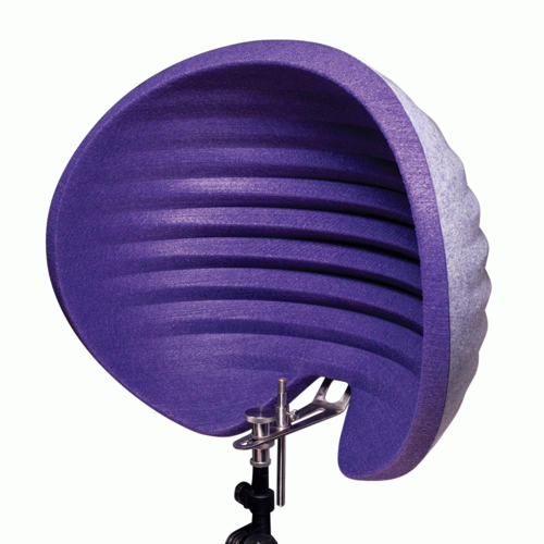 The Aston Microphones Halo Vocal Booth in Purple