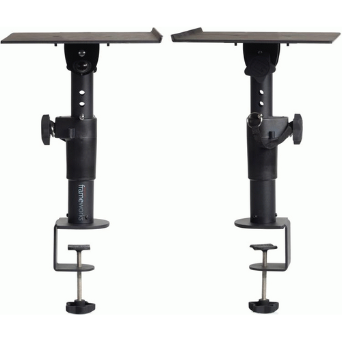GATOR GFWSPKSTMNDSKCMP Clamp-On Studio Monitor Stand