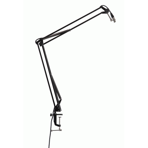 The Gator GFWMICBCBM1000 Desk-Mounted Broadcast/Podcast Boom Microphone Stand