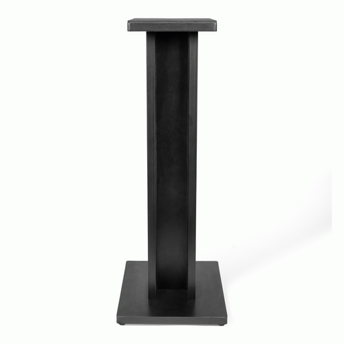 The Gator GFWELITESPKSTMNBLK Framework Elite Series Floor-Standing Studio Monitor Speaker Stand in Black Finish