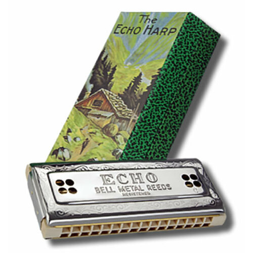 Hohner Echo Harp 2x32 Tremolo Harmonica in the Keys C, G