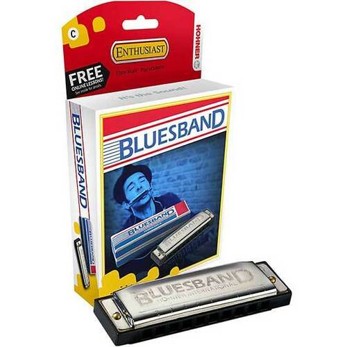 Hohner Enthusiast Series Bluesband Harmonica in the Key of C