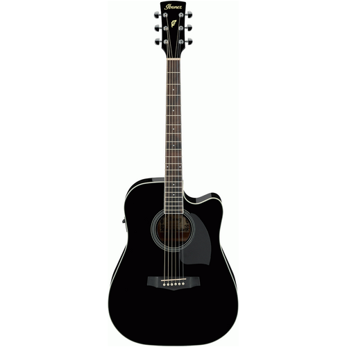 Ibanez PF15ECE Black Acoustic Guitar