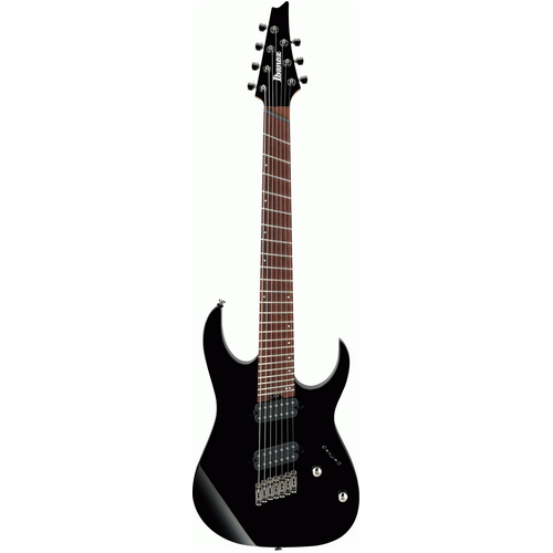 Ibanez RGMS7 Black Electric 7 String Guitar
