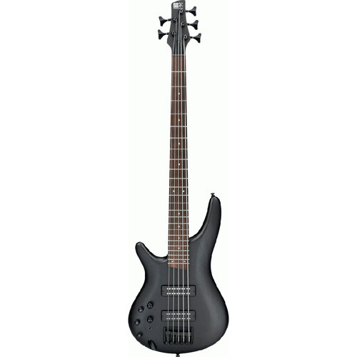 Ibanez SR305EBLWK 5-String Electric Bass Guitar in Weathered Black