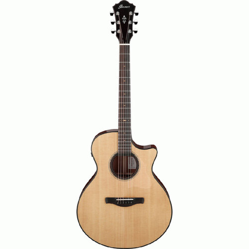 Ibanez AE410LGS AC/EL Guitar in Natural Low Gloss