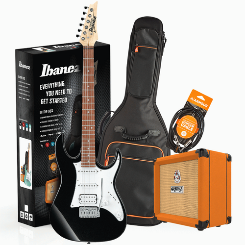 Ibanez RX40BKN Guitar Pack with Crush & Accessories