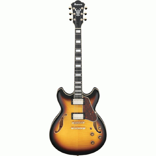Ibanez AS93FMAYS Artcore Series Electric Guitar in Antique Yellow Sunburst