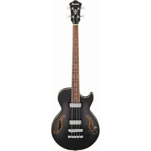 Ibanez AGB200BKF Artcore Series Acoustic/Electric Bass Guitar in Black Flat