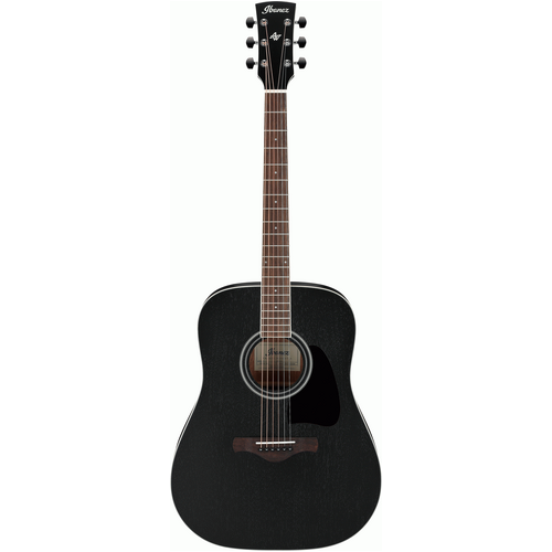 Ibanez AW84 Weathered Black Open Pore Artwood Acoustic Guitar
