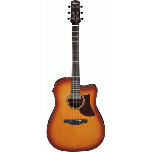 Ibanez AAD50CE Light Brown Sunburst Low Gloss Advanced Acoustic Guitar