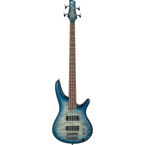 Ibanez SR400EQM Stained Cosmic Blue Starburst Electric Bass