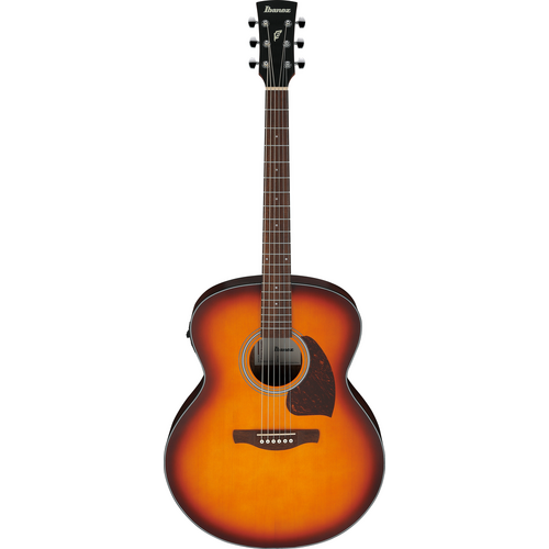 Ibanez PJ50E Open Pore Vintage Amber Sunburst Top, Open Pore Natural Back and Sides Acoustic Guitar 