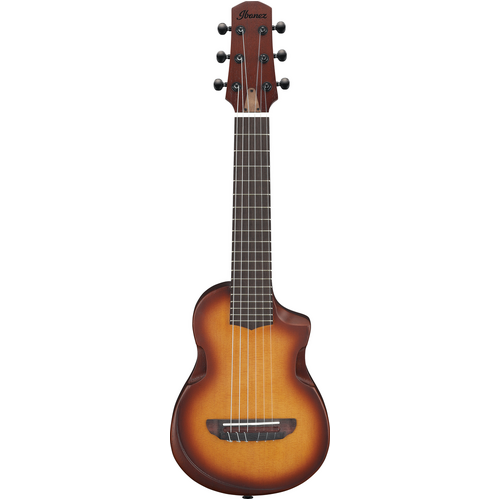 Ibanez AUP10N Open Pore Light Brown Sunburst Ukulele with Bag