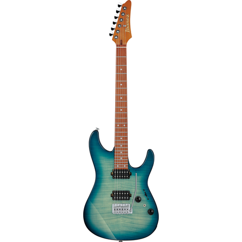 Ibanez AZ24S1F Transparent Turquoise Burst Electric Guitar