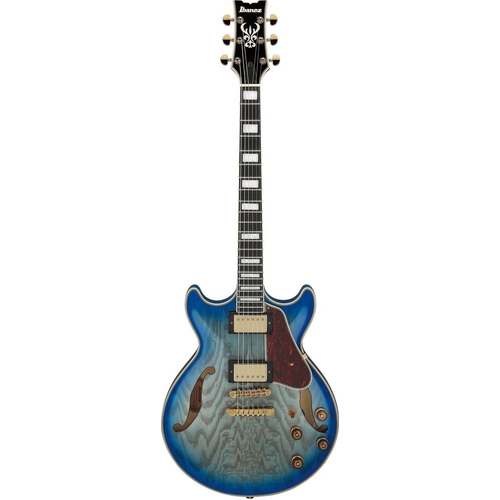 Ibanez AM93QA Jet Blue Burst Electric Guitar