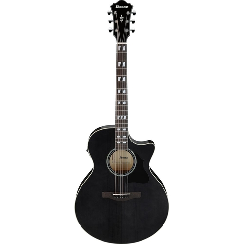 Ibanez AE170 Transparent Black High Gloss Acoustic Guitar
