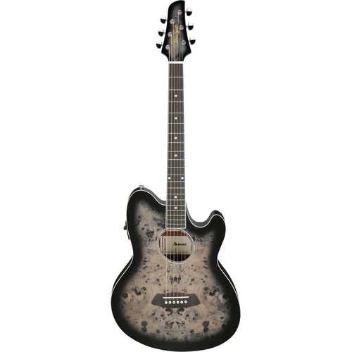 Ibanez TCY10PA Transparent Brown Black Burst High Gloss Acoustic Guitar