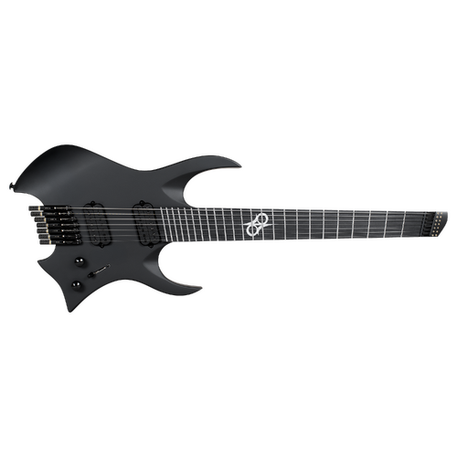 Solar H2.7C Headless 7 String Carbon Black Electric Guitar