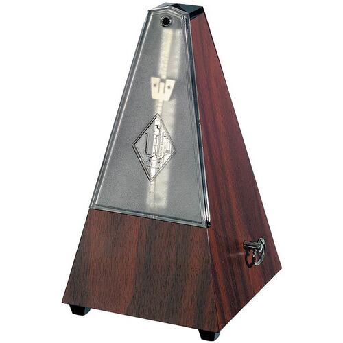 Wittner 810 Series Metronome with Bell in Mahogany Grain Finish