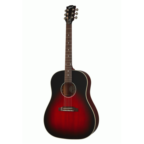 The Gibson Slash J-45 Vermillion Burst