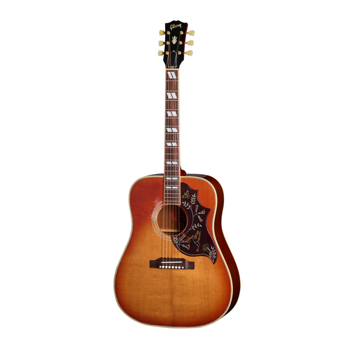 Gibson 1960 Hummingbird Heavy Aged Washed Cherry Burst Acoustic Guitar