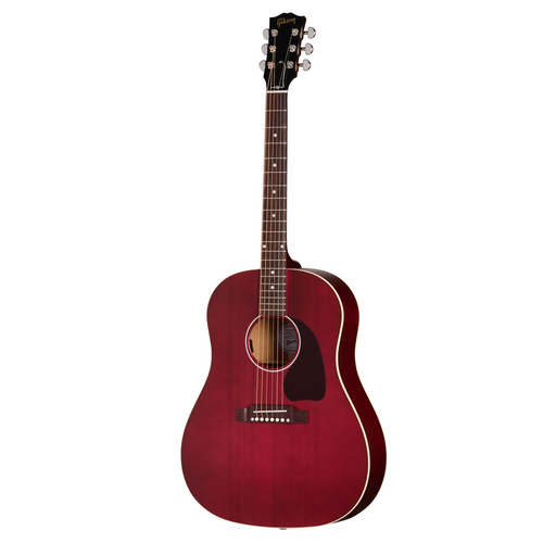 Gibson J45 Special Satin Acoustic Guitar Wine Red