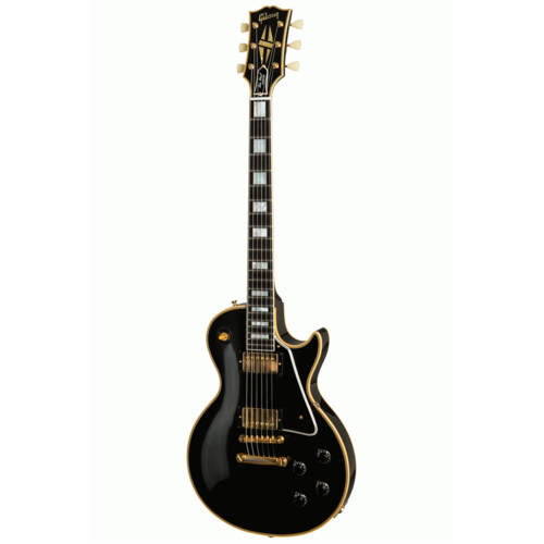 The Gibson 1957 Les Paul Custom Reissue - Ebony 2-Pickup - Vintage Patina