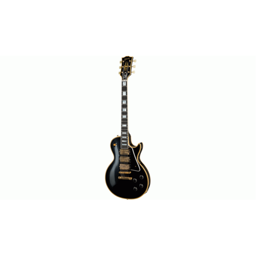 The Gibson 1957 Les Paul Custom Reissue - Ebony 3-Pickup - Vintage Patina